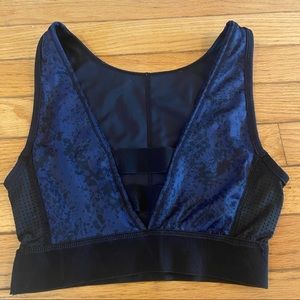 Alala Kea Reversible Sports Bra in Blue/Black